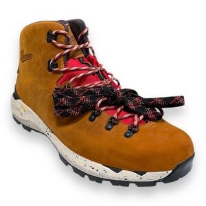 Danner Mountain 600 EVO Hiking Boots Mocha Brown/Rhodo Red Men’s Size 13